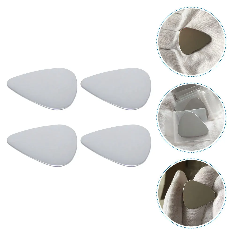4 Pcs Electric Guitar Instrument Parts Stainless Steel Picks Bass Plectrum Ukulele Silver
4 Pcs Electric Guitar Instrument Parts Stainless Steel Picks Bass Plectrum Ukulele Silver