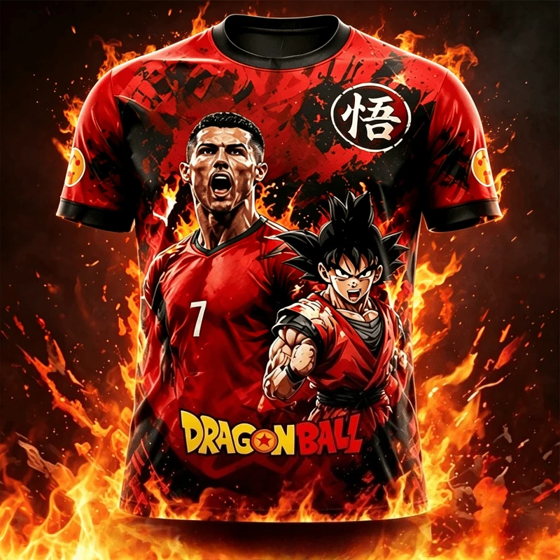 Summer New Dragon Men's Ball Short Sleeved Print T-Shirt Kid Men Breathable Casual Neck Round Soccer Sports Loose Top Tee
Summer New Dragon Men's Ball Short Sleeved Print T-Shirt Kid Men Breathable Casual Neck Round Soccer Sports Loose Top Tee