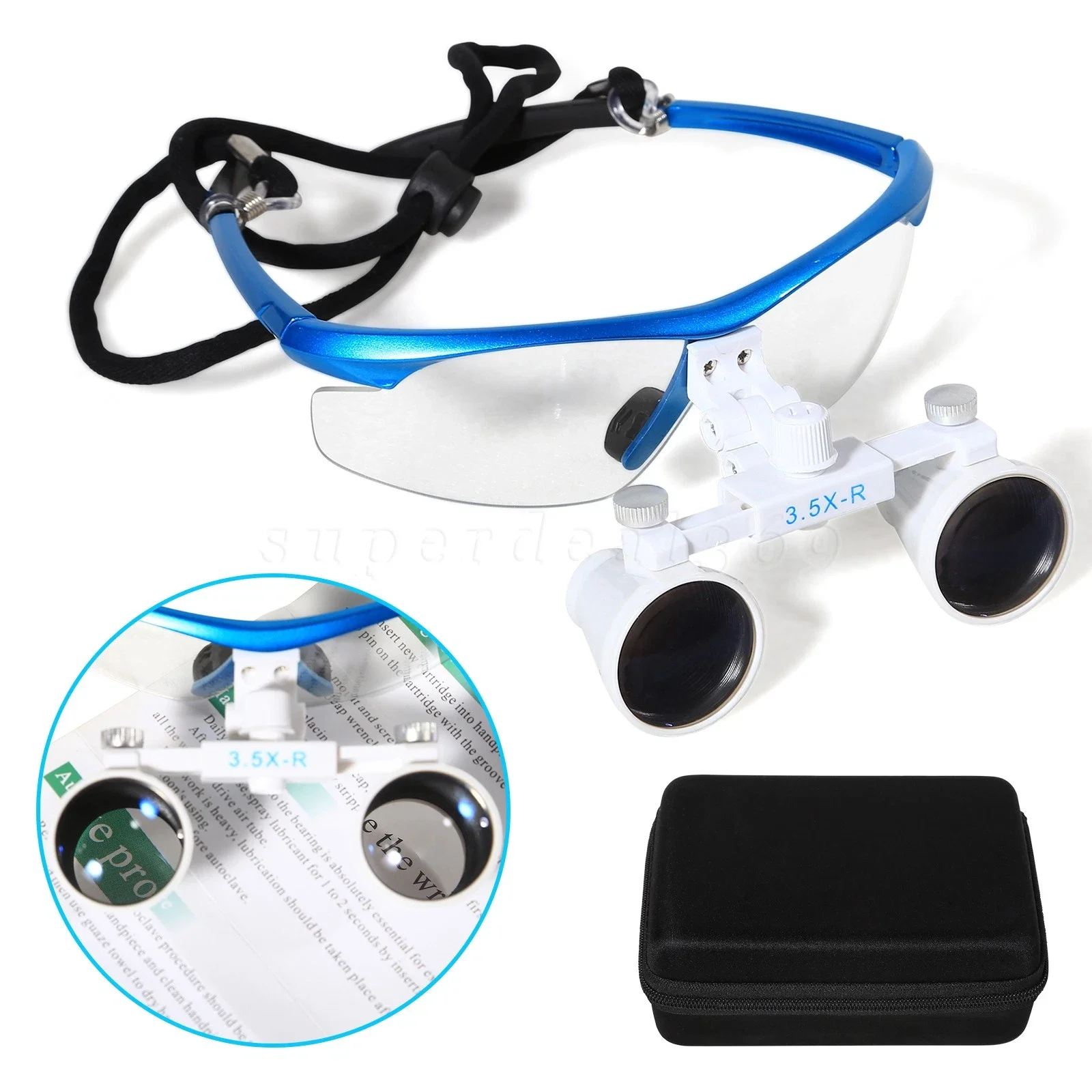 Dental 3.5X Medical Binocular Loupes Glasses Magnifier Magnifying 420mm Blue Color
Dental 3.5X Medical Binocular Loupes Glasses Magnifier Magnifying 420mm Blue Color