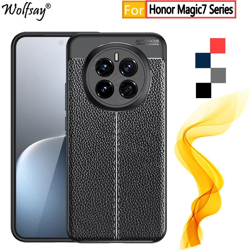 For Honor Magic7 Case For Honor Magic 7 Pro Bumper Anti-knock Rubber Housings Leather Silicone Back Case For Honor Magic 7 Case
For Honor Magic7 Case For Honor Magic 7 Pro Bumper Anti-knock Rubber Housings Leather Silicone Back Case For Honor Magic 7 Case
