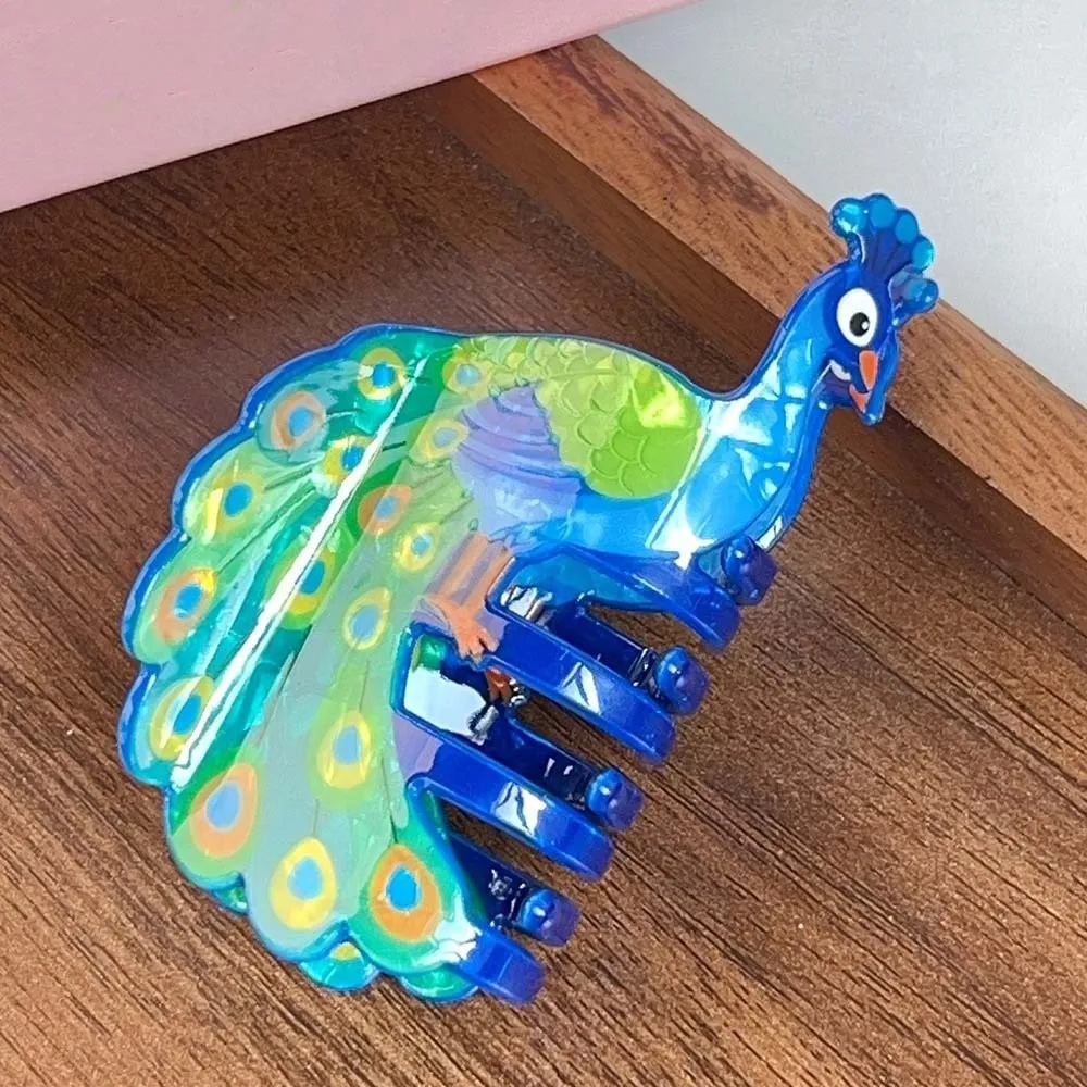 Ponytail Holder PVC Cute Bear Hair Claw Peacock Squirrel Cartoon Animal Shark Clip Swan Waterproof Acrylic Hair Claw Girls
Ponytail Holder PVC Cute Bear Hair Claw Peacock Squirrel Cartoon Animal Shark Clip Swan Waterproof Acrylic Hair Claw Girls