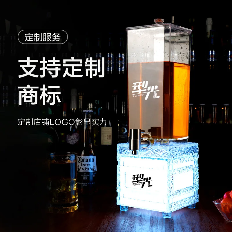 Точечная светодиодная светящаяся винная пушка, 3-литровая ледяная стрельба, пивная бочка, бар, КТВ, ведро для сока кока-коли с краном из нержавеющей стали
Точечная светодиодная светящаяся винная пушка, 3-литровая ледяная стрельба, пивная бочка, бар, КТВ, ведро для сока кока-коли с краном из нержавеющей стали