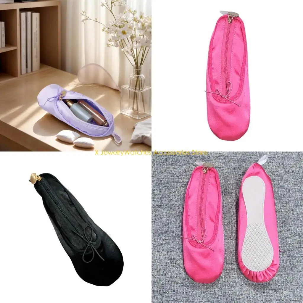 Fabric Ballet Shoe Pencil Case and Makeup Bag Fabric Texture Ballet Shoes Makeup Bag Suitable for Easy Organization
Fabric Ballet Shoe Pencil Case and Makeup Bag Fabric Texture Ballet Shoes Makeup Bag Suitable for Easy Organization