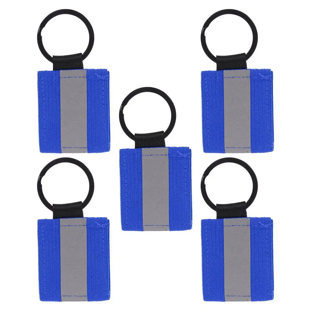 5 Pcs Reflective Keychain Tags High Visibility Double Sided Nylon Zipper Labels for Backpacks Luggage Outdoor Camping Hiking
5 Pcs Reflective Keychain Tags High Visibility Double Sided Nylon Zipper Labels for Backpacks Luggage Outdoor Camping Hiking