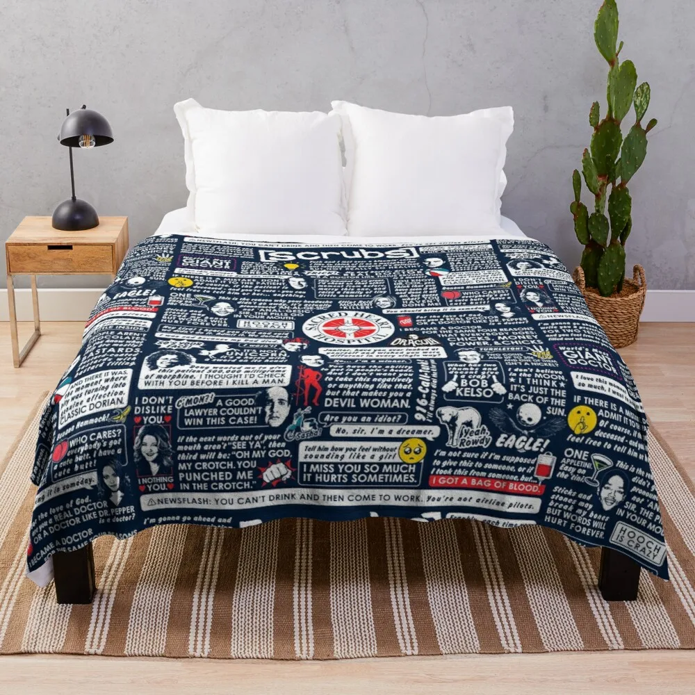 Wise Words of Scrubs Throw Blanket fuzzy blanket Fleece big thick furry couple blanket
Wise Words of Scrubs Throw Blanket fuzzy blanket Fleece big thick furry couple blanket