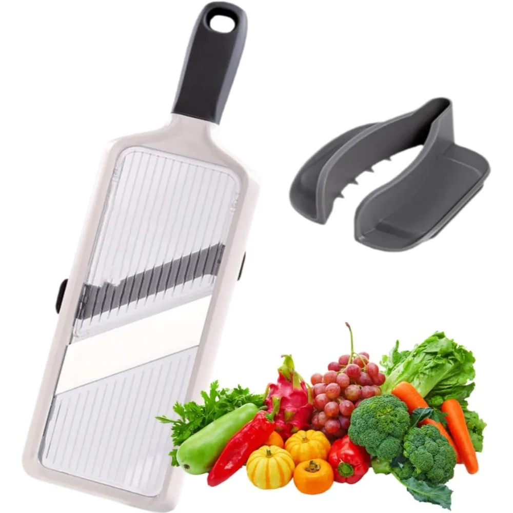 Multi Handheld Mandoline Slicer Adjustable Stainless Steel Mandoline Food Slicer Vegetable Cutter with Grip Veggie Chopper
Multi Handheld Mandoline Slicer Adjustable Stainless Steel Mandoline Food Slicer Vegetable Cutter with Grip Veggie Chopper