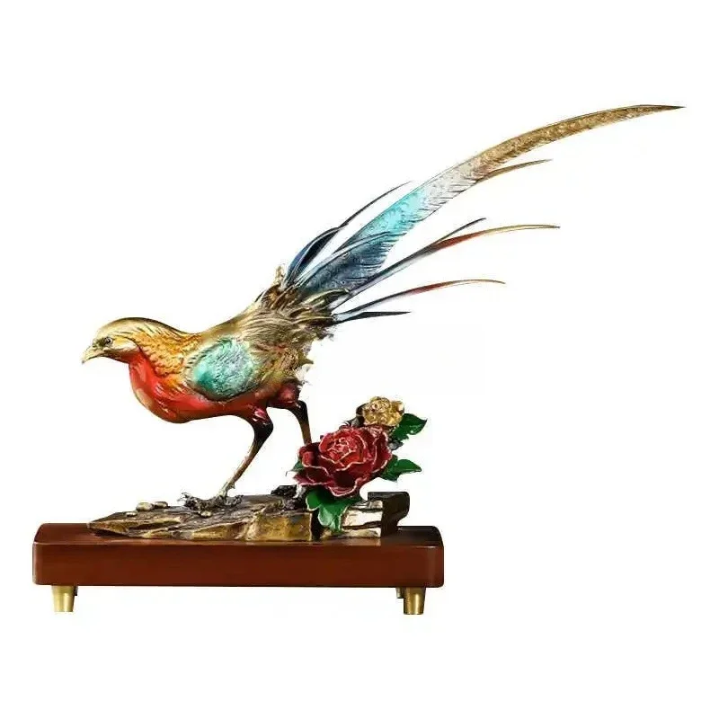 Удачи, медный орнамент петуха, украшения для дома, золотой петух объявляет рассвете, украшение для входа в гостиную
Удачи, медный орнамент петуха, украшения для дома, золотой петух объявляет рассвете, украшение для входа в гостиную