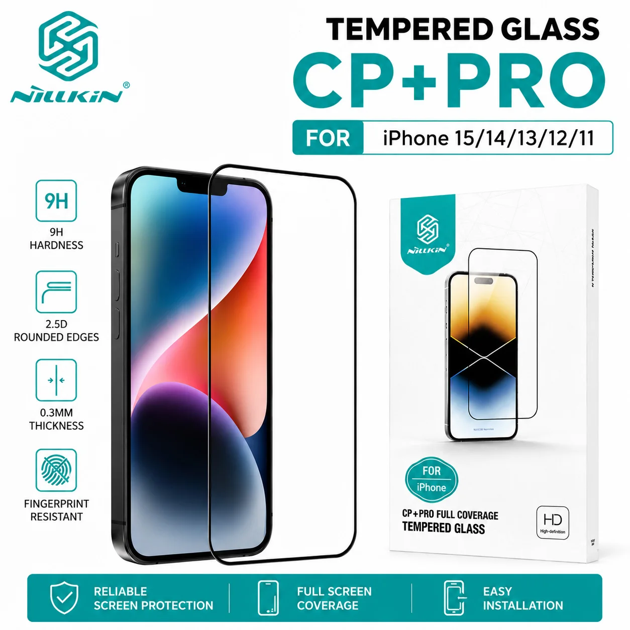 Nillkin CP+Pro Tempered Glass For iPhone 15 14 Pro Max 13 12 11 Plus X Xs Full Glue Screen Protector Film
Nillkin CP+Pro Tempered Glass For iPhone 15 14 Pro Max 13 12 11 Plus X Xs Full Glue Screen Protector Film