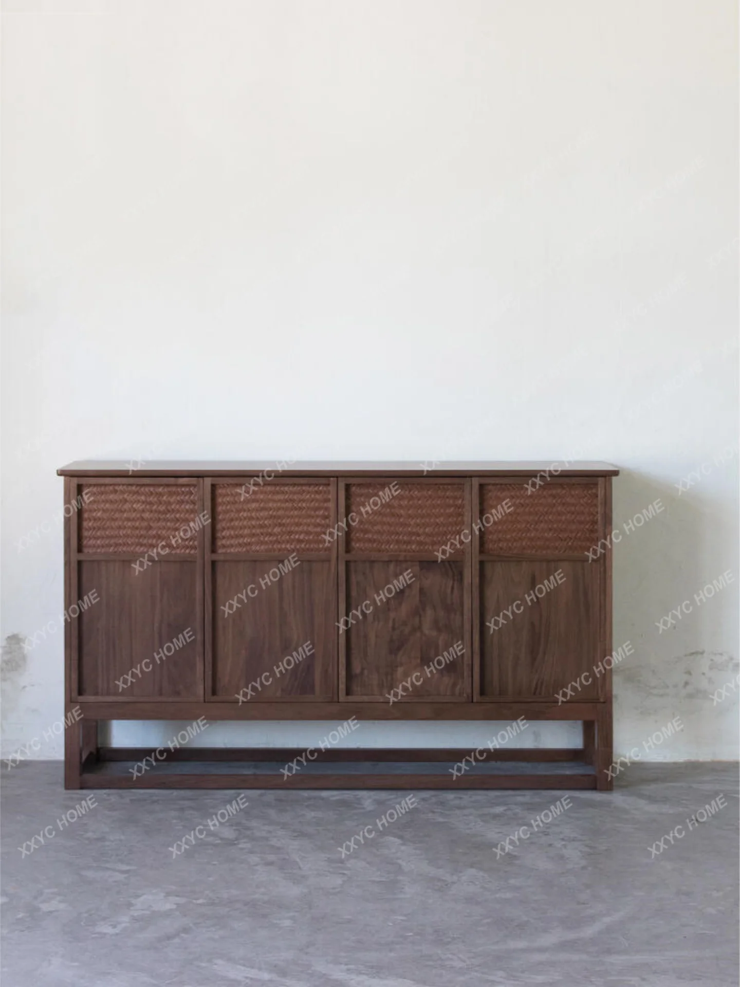 New Chinese style solid wood dining side storage cabinet The living room is against the wall to store the skeleton cabinet
New Chinese style solid wood dining side storage cabinet The living room is against the wall to store the skeleton cabinet