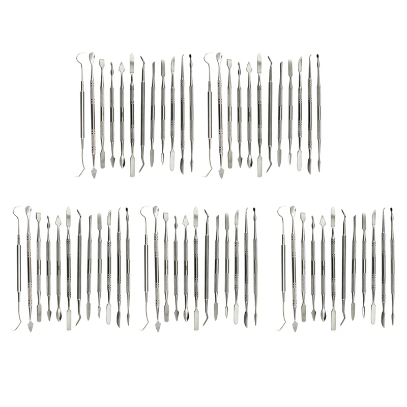 60 Pcs Wax Carvers Set Double Ended Dental Wax Modeling Sculpting Tools Dental Picks Polymer Pottery Clay Carving Tool
60 Pcs Wax Carvers Set Double Ended Dental Wax Modeling Sculpting Tools Dental Picks Polymer Pottery Clay Carving Tool