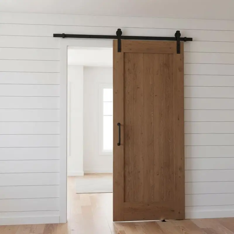8FT Sliding Barn Door Hardware Kit, 330LBS Loading Heavy Duty Barn Door Track Kit for Single Door, Fit 3.7-4.3FT Wide and 1.3
8FT Sliding Barn Door Hardware Kit, 330LBS Loading Heavy Duty Barn Door Track Kit for Single Door, Fit 3.7-4.3FT Wide and 1.3