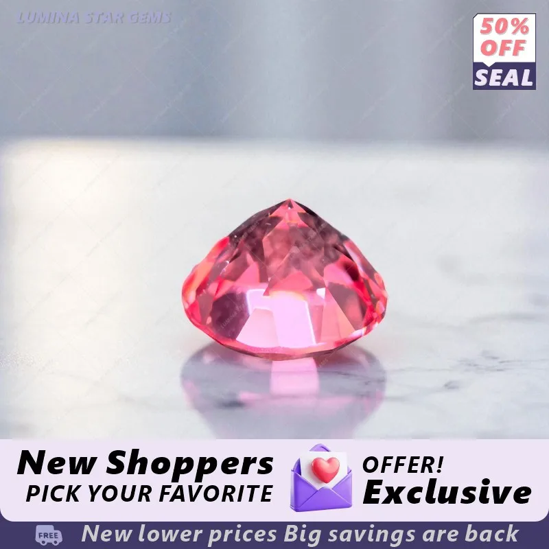 TLab Grown Padparadscha Red Lotus Color Round Shape VVS1 for Advanced Jewelry Rings Earrings Making with Certificate Wholesale
TLab Grown Padparadscha Red Lotus Color Round Shape VVS1 for Advanced Jewelry Rings Earrings Making with Certificate Wholesale