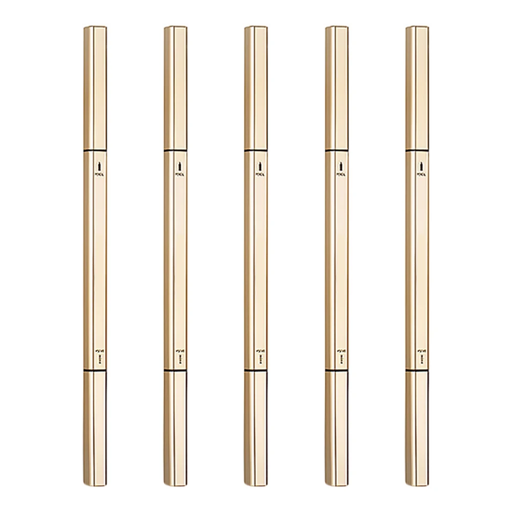 5pcs Small Golden Pencils Lightweight Waterproof Double-Head Pens With Brush Long-Lasting Natural Makeup Eyebrow Pens Eyebrow
5pcs Small Golden Pencils Lightweight Waterproof Double-Head Pens With Brush Long-Lasting Natural Makeup Eyebrow Pens Eyebrow