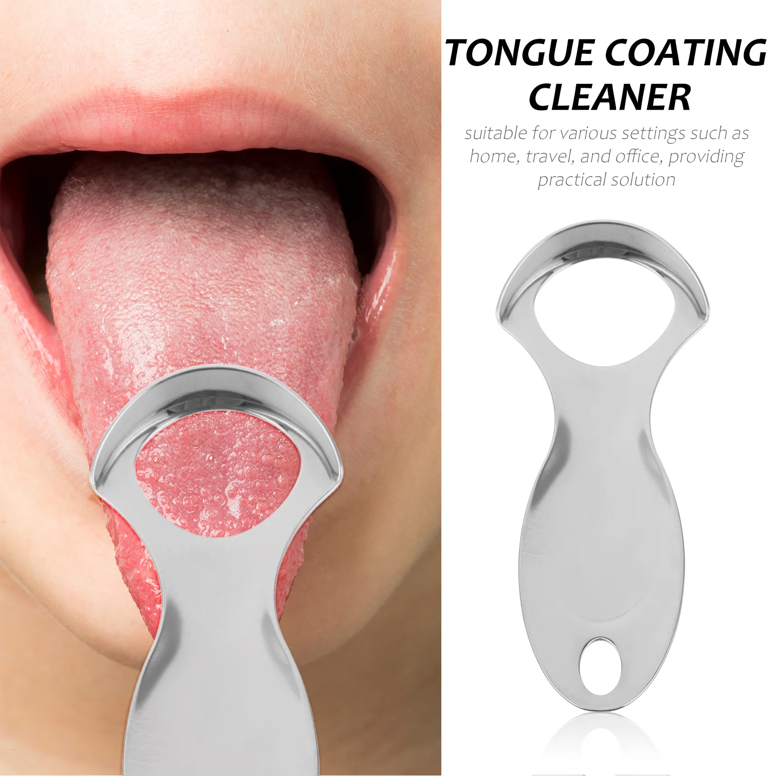 Tongue Scraper Cleaning for Metal Cleaner Coating Adults Scrapers Portable Breath Freshening Cleaners
Tongue Scraper Cleaning for Metal Cleaner Coating Adults Scrapers Portable Breath Freshening Cleaners