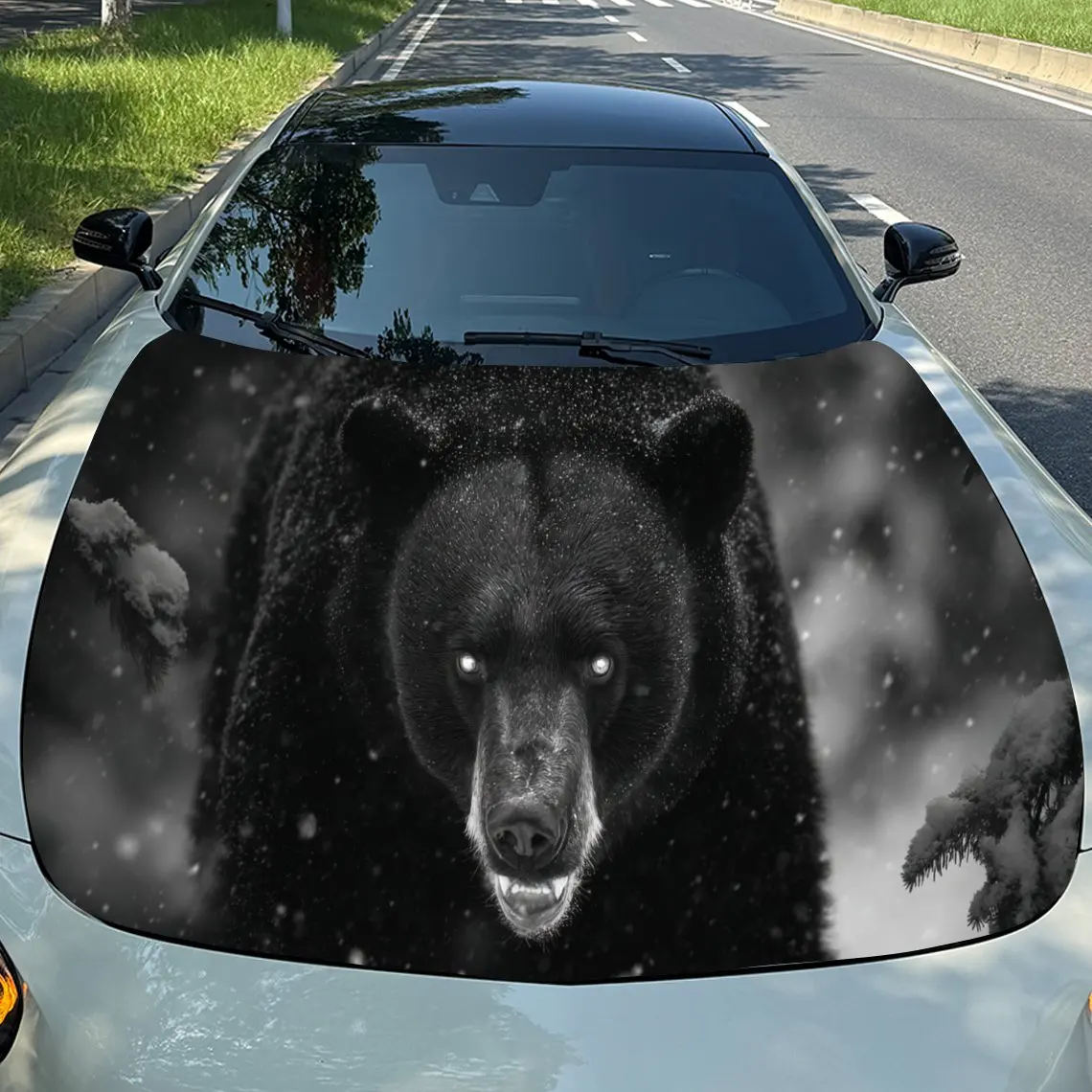 Cool Bear Car Hood Stickers - Self-Adhesive, Waterproof and Durable Vinyl Wrap, Decorate And Protect Your Car, Fit For All Cars
Cool Bear Car Hood Stickers - Self-Adhesive, Waterproof and Durable Vinyl Wrap, Decorate And Protect Your Car, Fit For All Cars