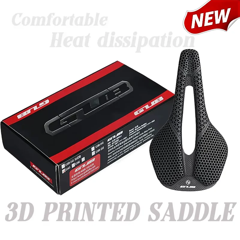 New 2026 Version GUB 3D Printing Cushion Saddle Light Weight 228g (245*143MM) for Road Bicycle Mountain Bike Accessories
New 2026 Version GUB 3D Printing Cushion Saddle Light Weight 228g (245*143MM) for Road Bicycle Mountain Bike Accessories
