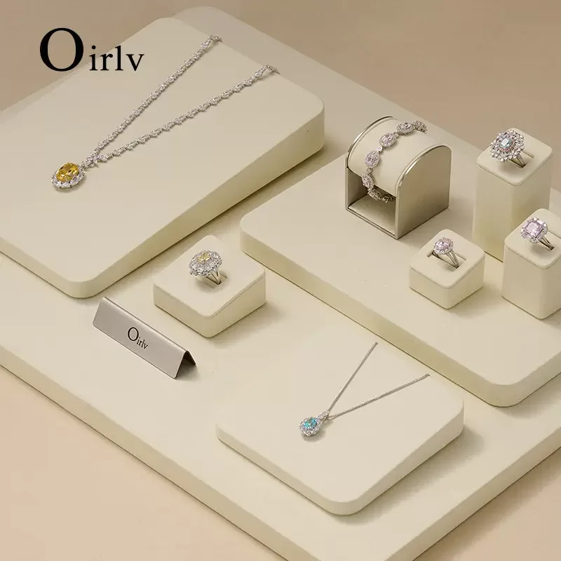 Oirlv Beige Jewelry Display Set Shop Cabinet Display Props for Necklace Display Bust Watch Ring Earrings Bangle Decoration Rack
Oirlv Beige Jewelry Display Set Shop Cabinet Display Props for Necklace Display Bust Watch Ring Earrings Bangle Decoration Rack
