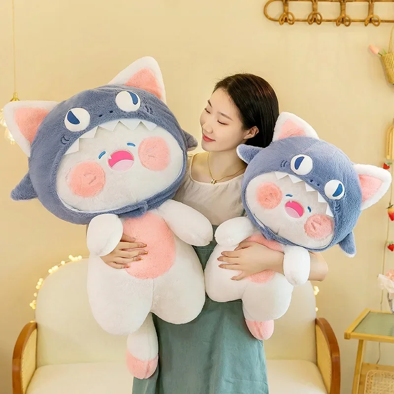 Boys and girls like shark cat dolls plush toys creative cat dolls cartoon cute birthday gifts
Boys and girls like shark cat dolls plush toys creative cat dolls cartoon cute birthday gifts