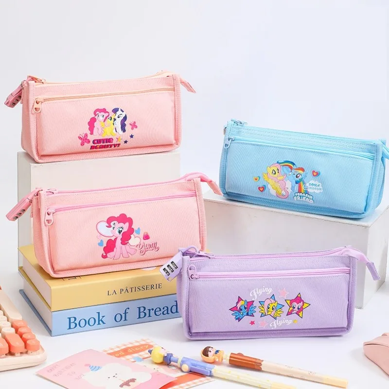 My Magical Little Ponys Cartoon Password Lock Pencil Case Large Capacity Stationery Bag Portable Girls Pen Pouch for Students
My Magical Little Ponys Cartoon Password Lock Pencil Case Large Capacity Stationery Bag Portable Girls Pen Pouch for Students