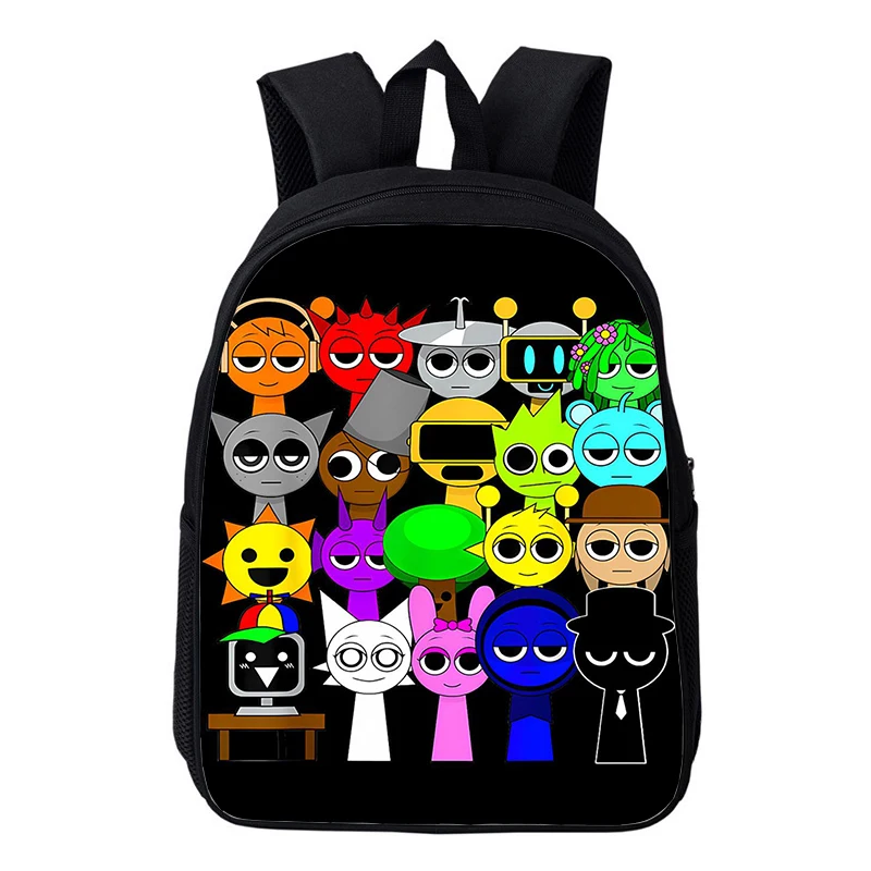 12 Inch Cartoon Sprunki Print Backpack for Preschool Boys Girls Incredibox Sprunki School Bags Kindergarten Toddler Bookbag Gift
12 Inch Cartoon Sprunki Print Backpack for Preschool Boys Girls Incredibox Sprunki School Bags Kindergarten Toddler Bookbag Gift