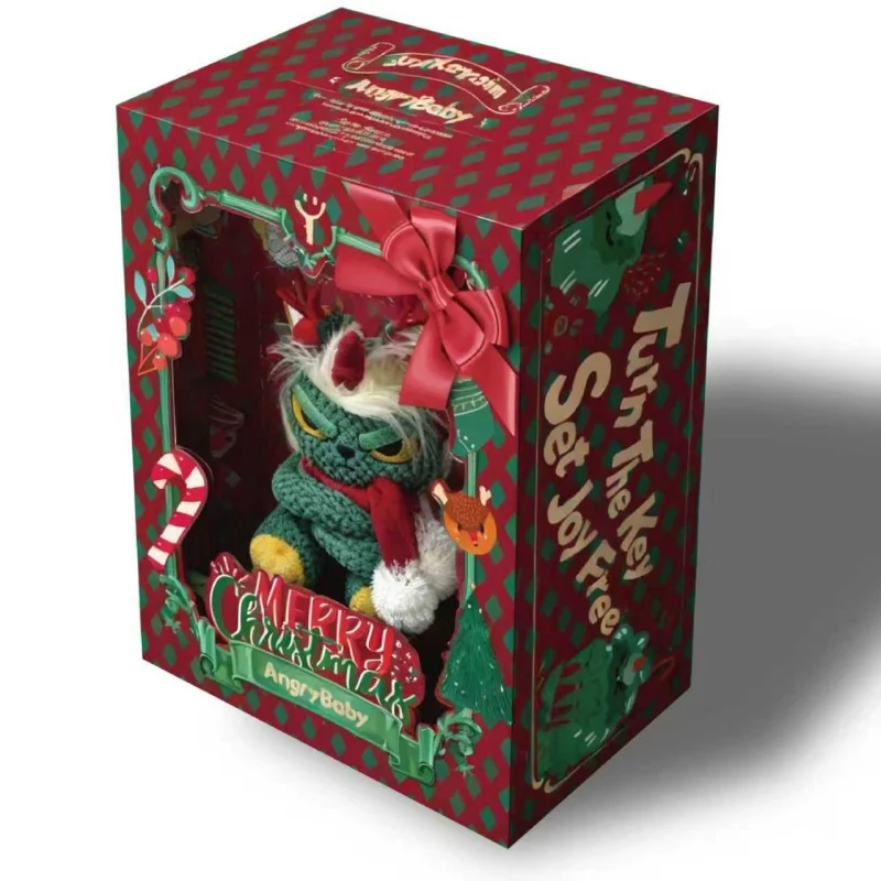 Joykey AngryBaby Christmas Plush Toy Set 20cm with Plush Comb Scarf Hair Clips And Stickers Festive Holiday Collectible Gift
Joykey AngryBaby Christmas Plush Toy Set 20cm with Plush Comb Scarf Hair Clips And Stickers Festive Holiday Collectible Gift