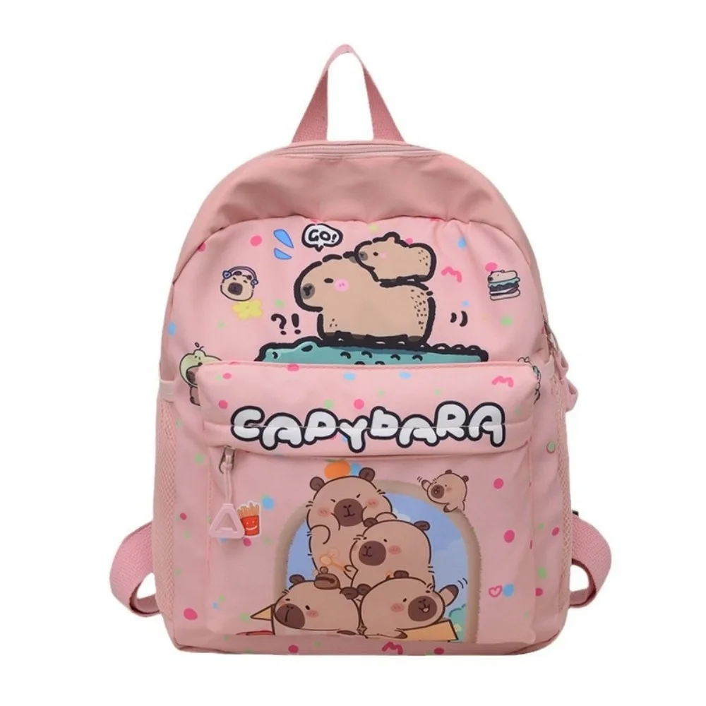 Portable Large Capacity Capybara Shoulders Backpack Adjustable Strap Casual Versatile Female Messenger Bag Kids Schoolbag
Portable Large Capacity Capybara Shoulders Backpack Adjustable Strap Casual Versatile Female Messenger Bag Kids Schoolbag