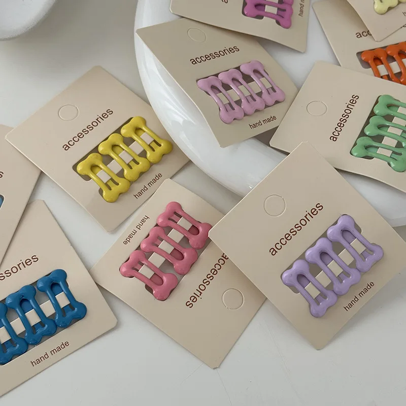 3pcs/set Cute Funny Candy Color BB Clips Sweet Kawaii Bone Mini Hair Side Clips Korean Fashion Colorful Polka Dot Bangs Clips
3pcs/set Cute Funny Candy Color BB Clips Sweet Kawaii Bone Mini Hair Side Clips Korean Fashion Colorful Polka Dot Bangs Clips