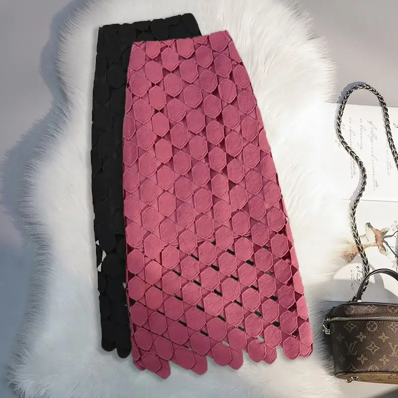 Chic Fashion Streetwear Y2K Korean Women Office Ladies A Line High Waist Elegant Female Casual England Style Hollow Out Skirt
Chic Fashion Streetwear Y2K Korean Women Office Ladies A Line High Waist Elegant Female Casual England Style Hollow Out Skirt