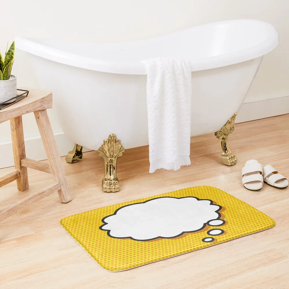 Think Bubble Comic Book Pop Art Modern Art Pop Culture Graphic Bath Mat Toilet Rug Non-Slip Bathroom Mat
Think Bubble Comic Book Pop Art Modern Art Pop Culture Graphic Bath Mat Toilet Rug Non-Slip Bathroom Mat