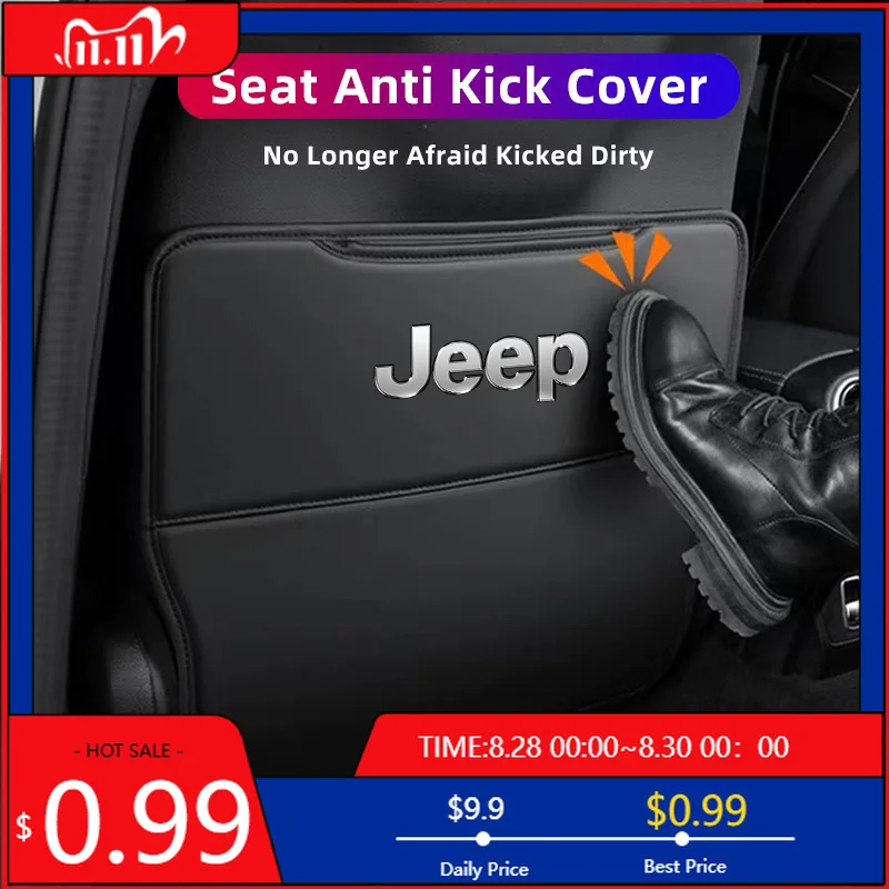 Cup Holders 2Pcs Car Seat Anti Kick Pad Protective Cover Auto Accessories For Jeep Grand Cherokee Wrangler JK Gladiator Compass
Cup Holders 2Pcs Car Seat Anti Kick Pad Protective Cover Auto Accessories For Jeep Grand Cherokee Wrangler JK Gladiator Compass