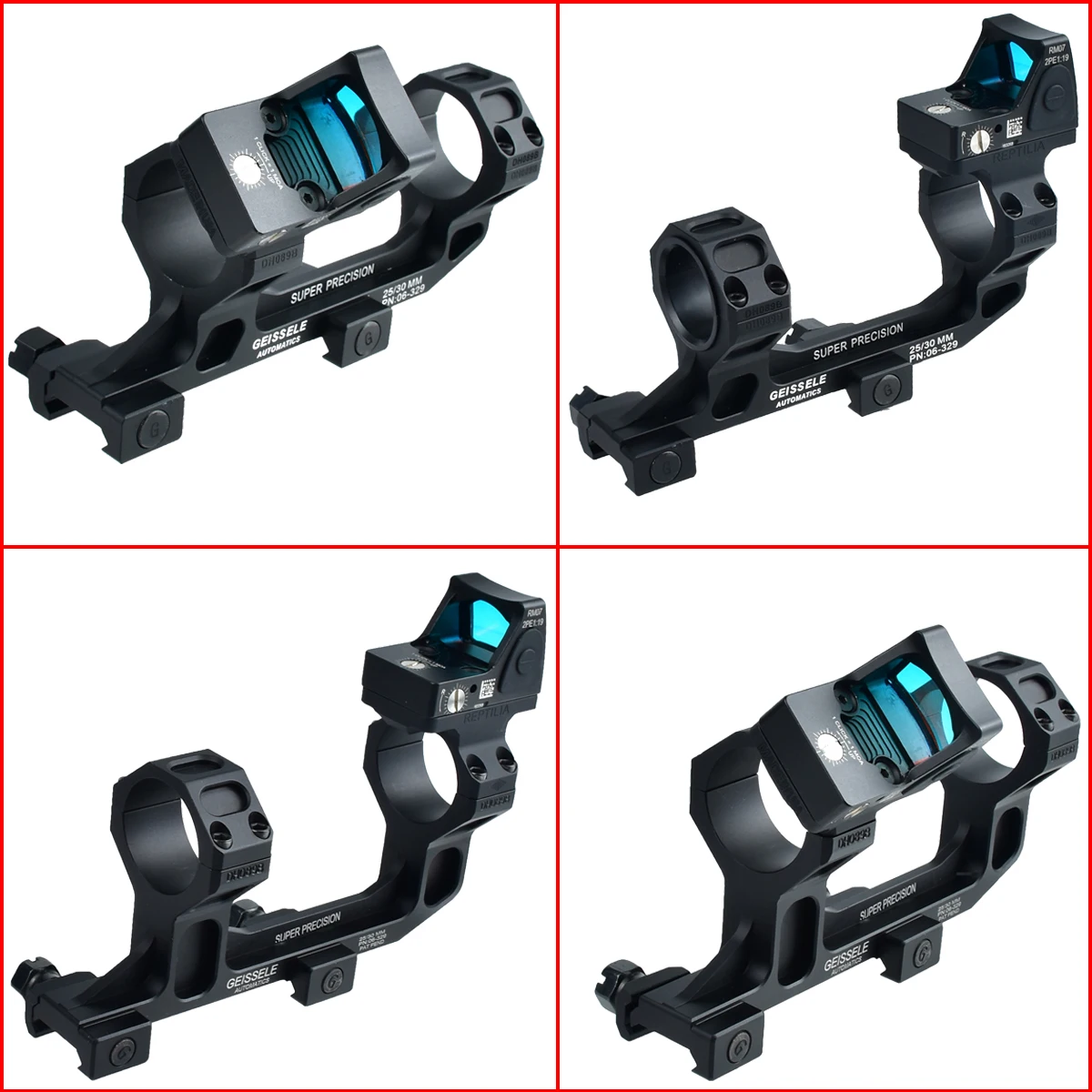 Tactical GEISSELE 1.54"/1.93" Cantilever Scope Mount 25.4/30mm Dual Ring Reptilia ROF-90 ROF-45 For RMR SRO Offset Mount AR15 M4
Tactical GEISSELE 1.54"/1.93" Cantilever Scope Mount 25.4/30mm Dual Ring Reptilia ROF-90 ROF-45 For RMR SRO Offset Mount AR15 M4