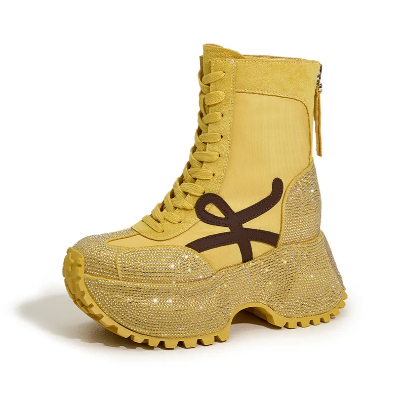 Women Sequin Diamond Short Boots Fashion Bling Rhinestone Ankle Motorcycle Boots Luxury High Top Casual Boots
Women Sequin Diamond Short Boots Fashion Bling Rhinestone Ankle Motorcycle Boots Luxury High Top Casual Boots