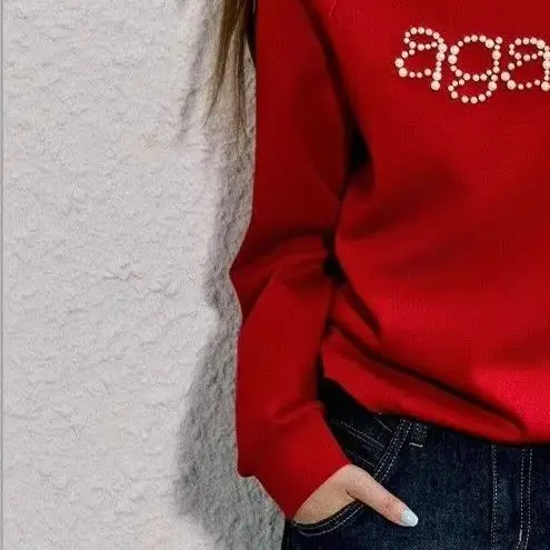 Gagarich 2025, жемчужная толстовка с жемчужным дизайном, женская осенняя толстовка на одно плечо с наклонными двумя свободными силуэтами, топы
Gagarich 2025, жемчужная толстовка с жемчужным дизайном, женская осенняя толстовка на одно плечо с наклонными двумя свободными силуэтами, топы