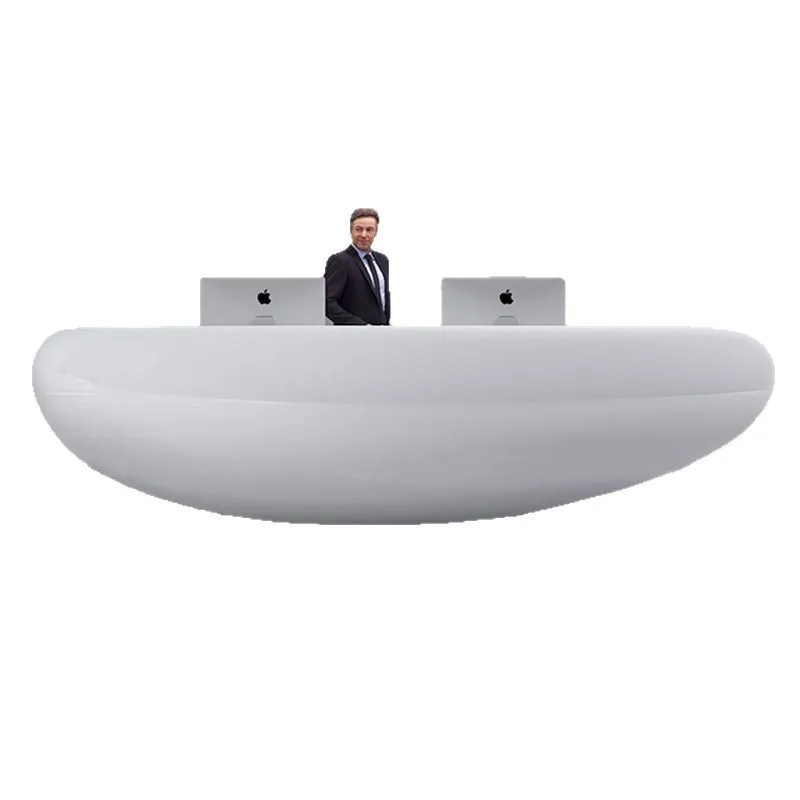Painted fiberglass special-shaped front desk hotel shopping mall bar service
Painted fiberglass special-shaped front desk hotel shopping mall bar service