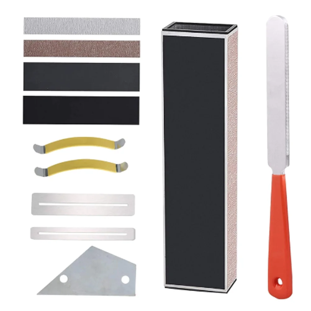 Guitar Kit Fret Crowning File Leveling Fingerboard Guard Luthier Tools Set Bass Guitar DIY Accessories
Guitar Kit Fret Crowning File Leveling Fingerboard Guard Luthier Tools Set Bass Guitar DIY Accessories
