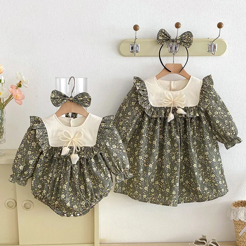 2026 New Spring 2-7Yrs Girl Party Dress Baby Girl Romper Long Sleeved Cotton Print Kids Princess Dresses Sister Clothes
2026 New Spring 2-7Yrs Girl Party Dress Baby Girl Romper Long Sleeved Cotton Print Kids Princess Dresses Sister Clothes