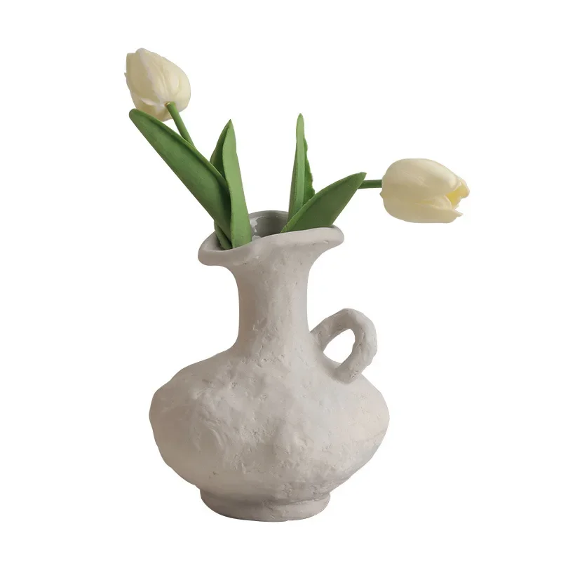 Sili Style Plain Embryo Ceramic Vase Home Homestay Retro Pottery Decoration Sample Room Soft Decoration Dried Flower Vase
Sili Style Plain Embryo Ceramic Vase Home Homestay Retro Pottery Decoration Sample Room Soft Decoration Dried Flower Vase