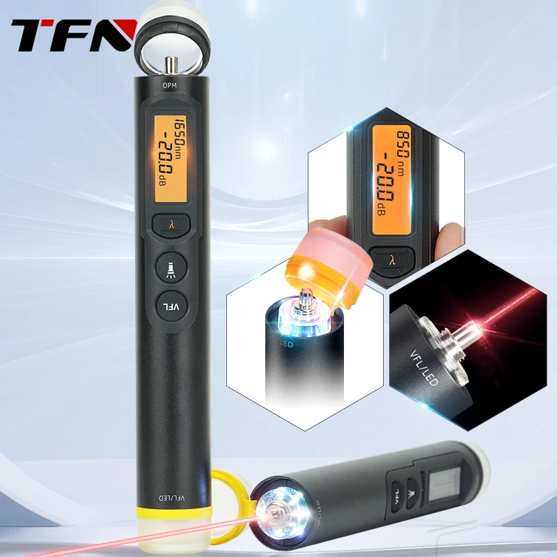 TFN V20T 20KM VFL&OPM Visual Fault Locator Fiber Optical Power Meter Fiber Optic Tester
TFN V20T 20KM VFL&OPM Visual Fault Locator Fiber Optical Power Meter Fiber Optic Tester
