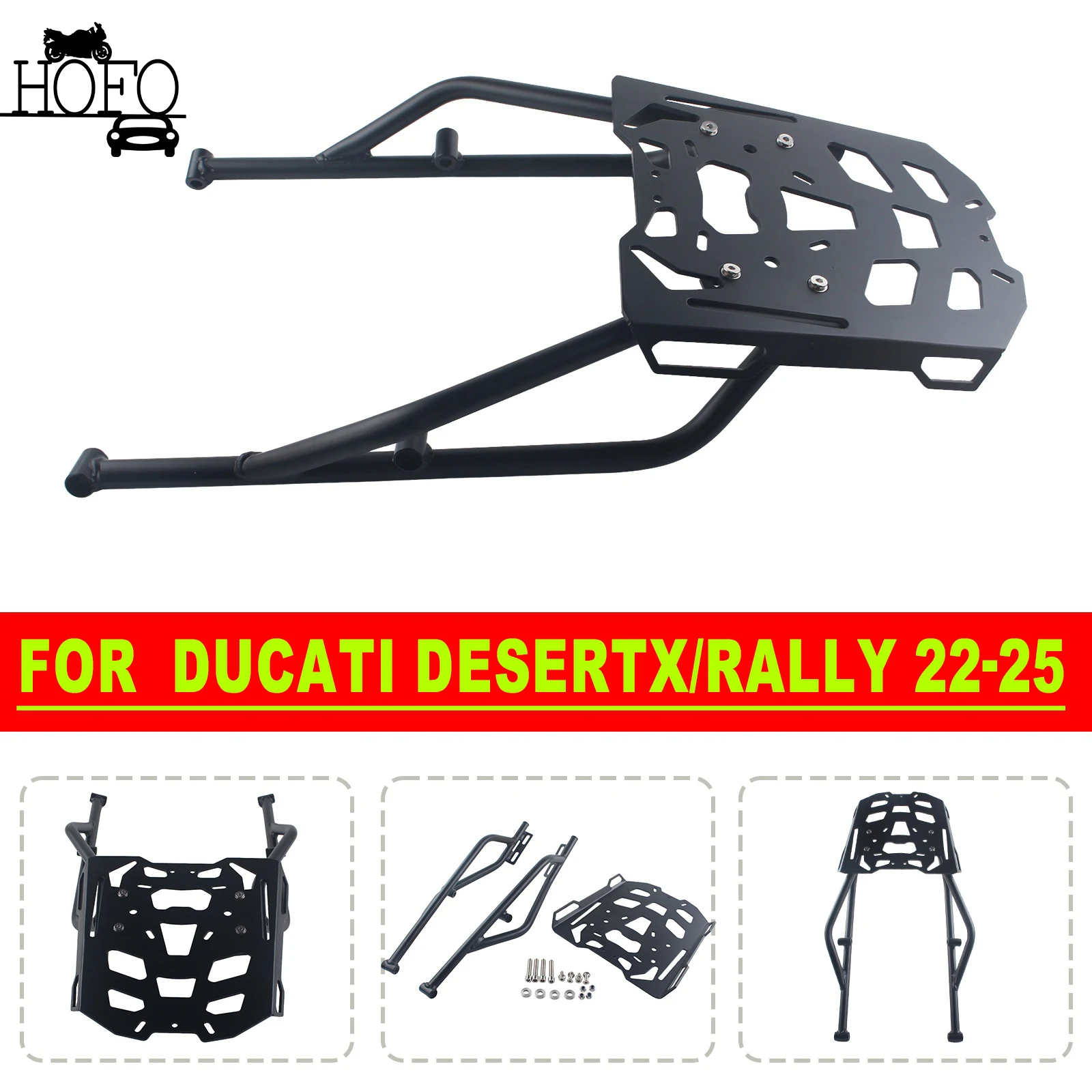 Motorcycle Parts Tail Rack Suitcase Luggage Carrier Board luggage rack Shelf For Ducati Desert X / Rally 2022-2025
Motorcycle Parts Tail Rack Suitcase Luggage Carrier Board luggage rack Shelf For Ducati Desert X / Rally 2022-2025