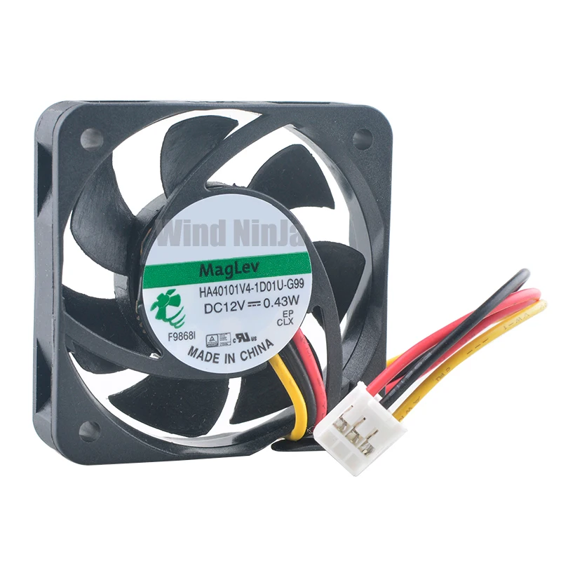 HA40101V4-1D01U-G99 Вентилятор 4 см 40 мм 40x40x10 мм DC12V 0,43 Вт 3-контактный Тихий охлаждающий вентилятор для источника питания принтера
HA40101V4-1D01U-G99 Вентилятор 4 см 40 мм 40x40x10 мм DC12V 0,43 Вт 3-контактный Тихий охлаждающий вентилятор для источника питания принтера