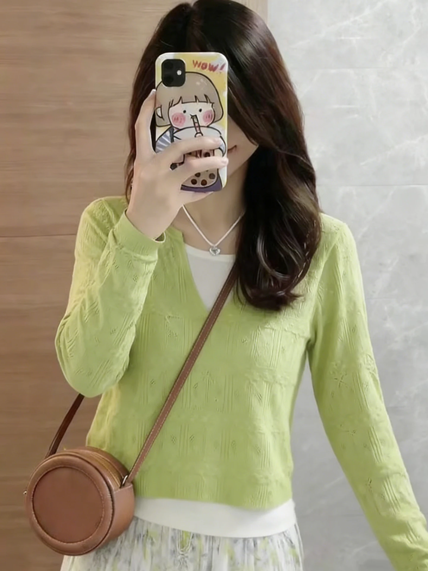 Fashionable Long Sleeve Knitwear Spring New Style Color Block Design Women's Shirt Stylish Elegant Ageless Korean Style Commute
Fashionable Long Sleeve Knitwear Spring New Style Color Block Design Women's Shirt Stylish Elegant Ageless Korean Style Commute