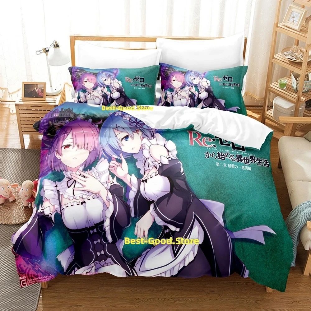 2024 ReZERO -Starting Life in Another World Bedding Set Single Twin Full Queen King Size Bed Set Adult Bedroom Duvetcover Sets
2024 ReZERO -Starting Life in Another World Bedding Set Single Twin Full Queen King Size Bed Set Adult Bedroom Duvetcover Sets
