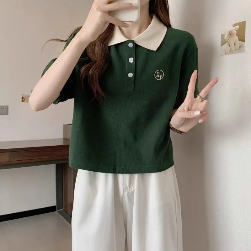 Cute Women's Polo Shirts Summer Outfit Female Tee Goth One Pieces Japanese Vintage Fashion Korean Streetwear Sale Yk2 T-shirts
Cute Women's Polo Shirts Summer Outfit Female Tee Goth One Pieces Japanese Vintage Fashion Korean Streetwear Sale Yk2 T-shirts