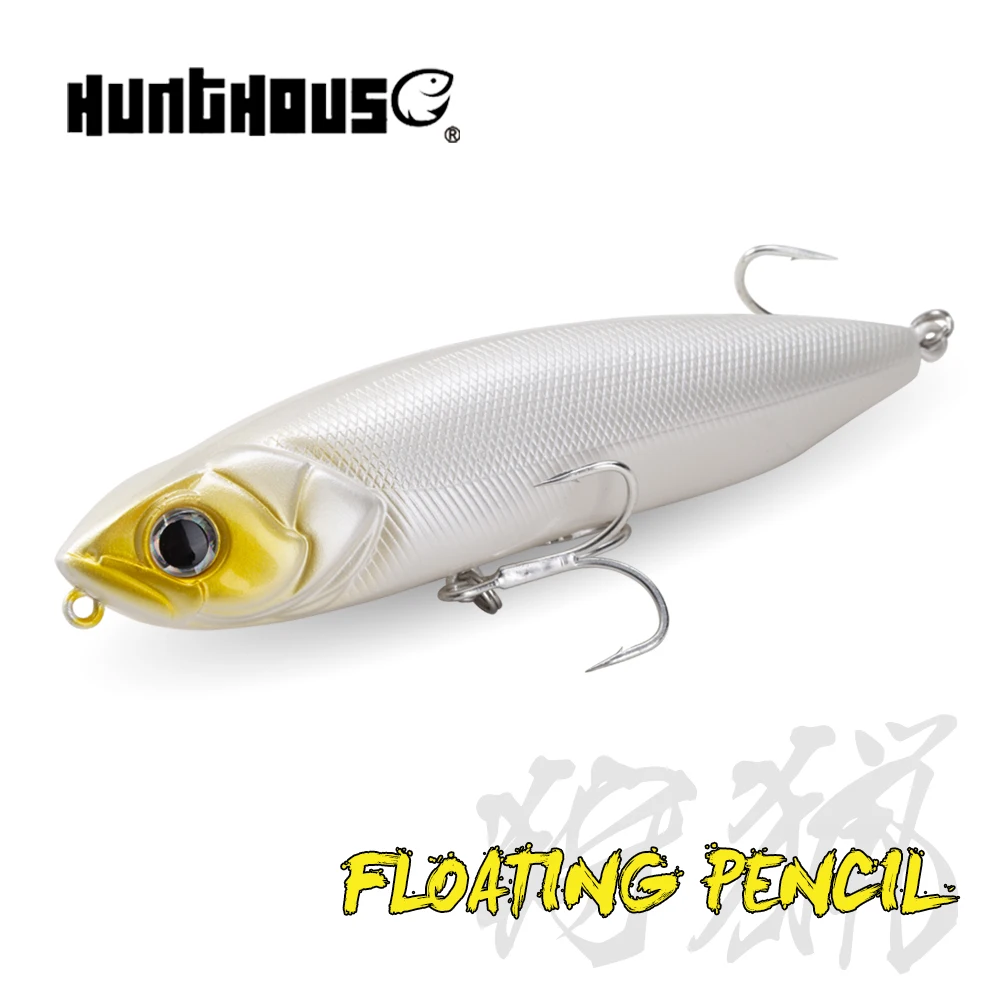 Hunthouse Floating Pencil Fishing Lure WTD 100&120mm 19&32g Artificial Hard Bait Surface Wobbler For Seabass Bluefish Tackes
Hunthouse Floating Pencil Fishing Lure WTD 100&120mm 19&32g Artificial Hard Bait Surface Wobbler For Seabass Bluefish Tackes