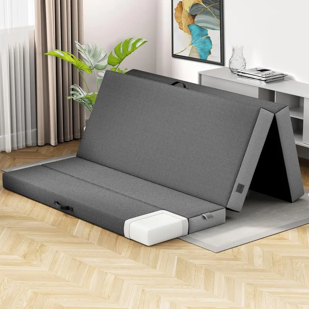 Portable Queen Size Folding Mattress - Lightweight, Removable Cover, Compact Storage (75x58x4)
Portable Queen Size Folding Mattress - Lightweight, Removable Cover, Compact Storage (75x58x4)
