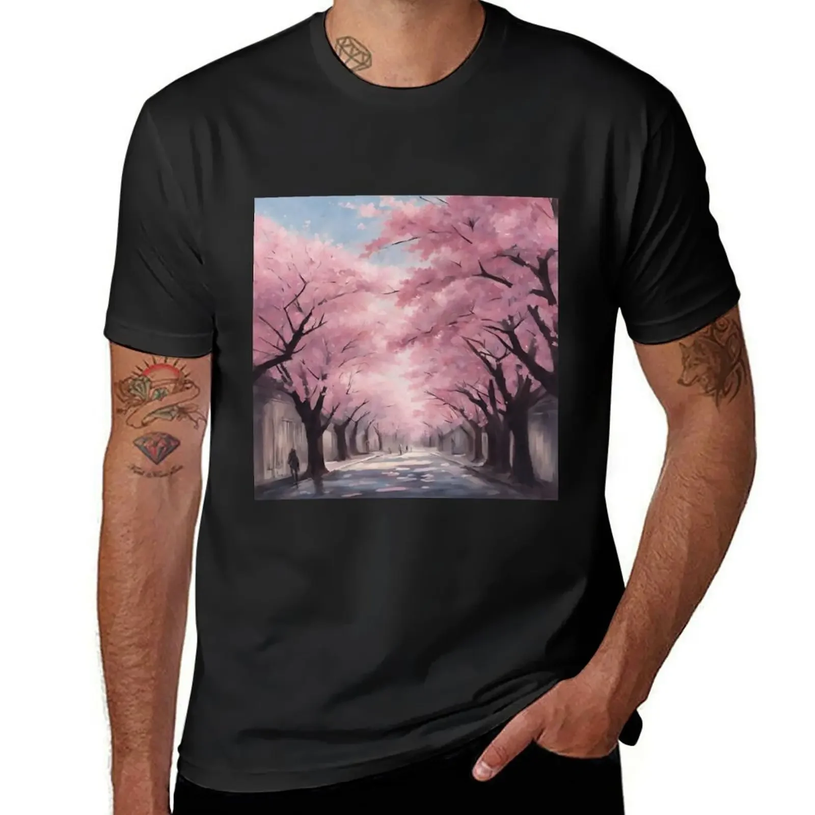 Cherry blossom T-Shirt anime shirt gifts for boyfriend plus size tops men t shirts
Cherry blossom T-Shirt anime shirt gifts for boyfriend plus size tops men t shirts