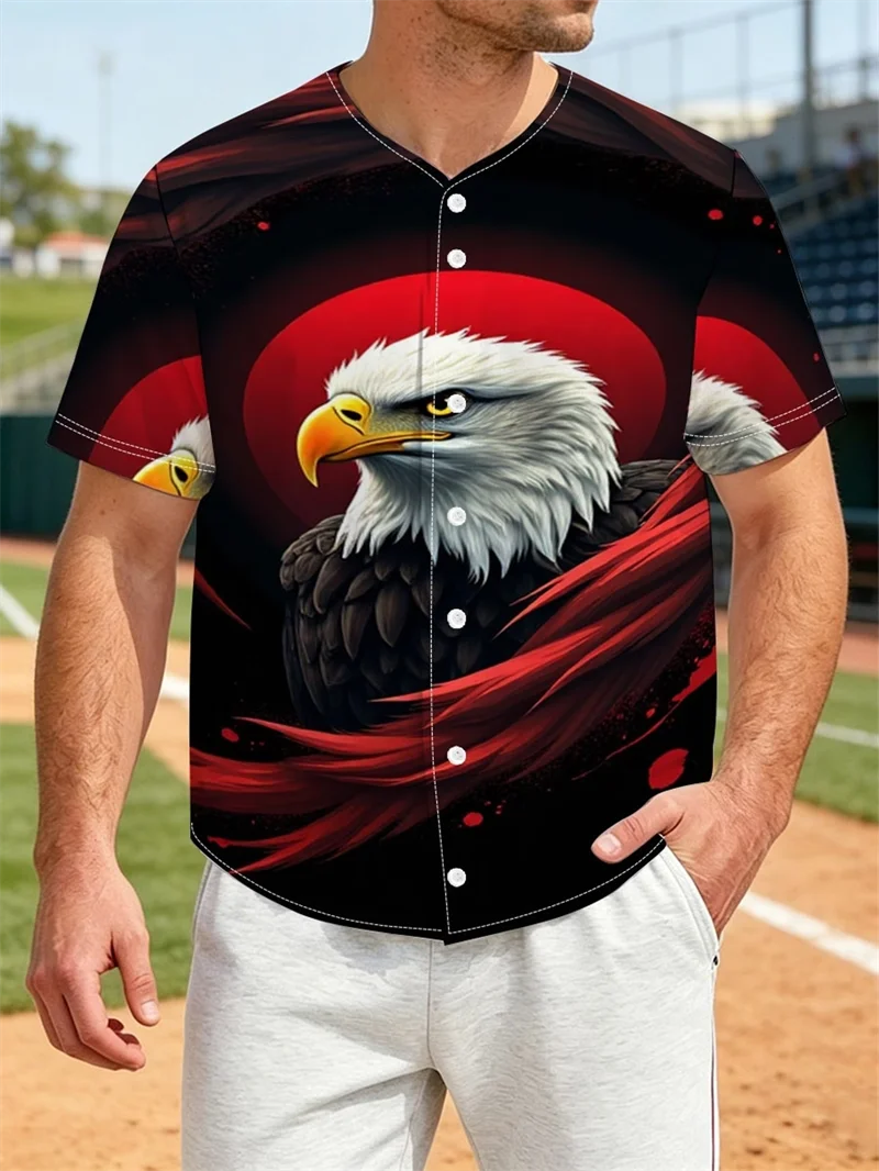 Pattern Color Animel Baseball Jersey Shirts 3D Printed Men's Shirt Hip Hop Tops Wildlife Themed Baseball Jersey
Pattern Color Animel Baseball Jersey Shirts 3D Printed Men's Shirt Hip Hop Tops Wildlife Themed Baseball Jersey