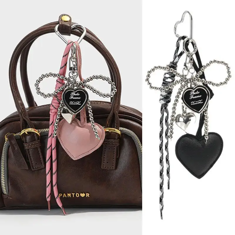 Y2k Braided Rope Keychain Pearl Bow Cute Love Heart Bag Pendant Korean Style Charms Keyring Anti-Lost Mobile Phone Lanyard
Y2k Braided Rope Keychain Pearl Bow Cute Love Heart Bag Pendant Korean Style Charms Keyring Anti-Lost Mobile Phone Lanyard