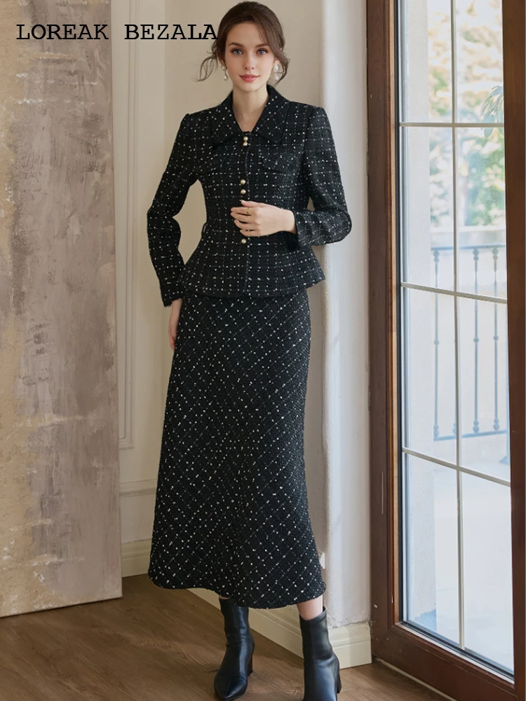 Black jacket+skirt set Women's Skirt Set Professional Spring /Autumn Business Ladies skirt 2-piece set
Black jacket+skirt set Women's Skirt Set Professional Spring /Autumn Business Ladies skirt 2-piece set