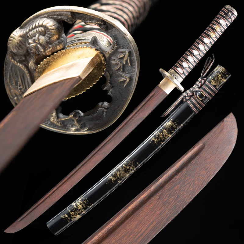 Japanese Samurai Swords Wooden Blade Wakizashi Ready for Training Real Handmade Full Tang Tiger Katana Multiple Material Choice
Japanese Samurai Swords Wooden Blade Wakizashi Ready for Training Real Handmade Full Tang Tiger Katana Multiple Material Choice
